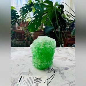 NWT octahedral potassium alum crystals 5”x3.5”x3” 635g